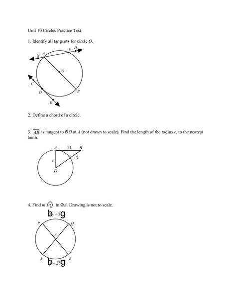 Circles Unit Test