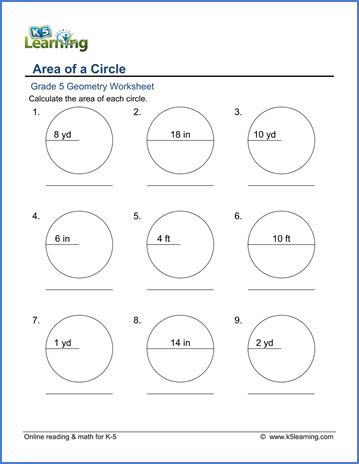 Circles Worksheets K5 Learning Label Circle Parts Worksheet Answers - Label Circle Parts Worksheet Answers