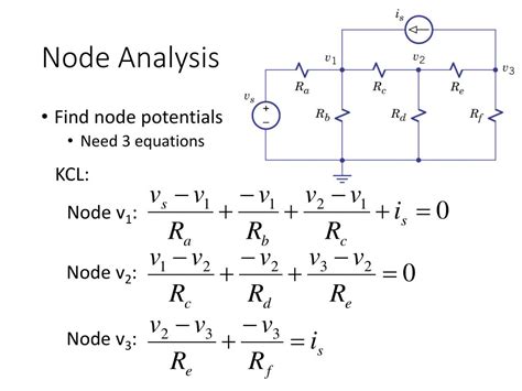 Circuit Analysis Using The Node And Mesh Methods