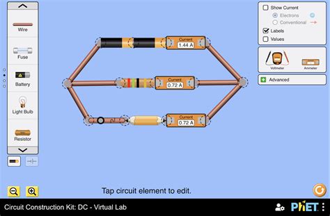 Circuit Construction Kit Dc Phet Interactive Simulations Edu Science Lab Electro Challenge - Edu Science Lab Electro Challenge