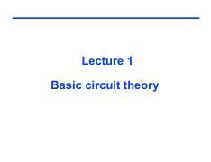 Circuit Theory Ewu