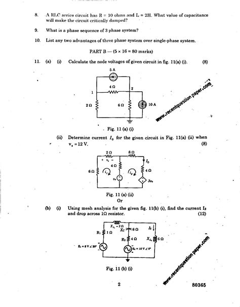 Full Download Circuit Theory Question Paper 