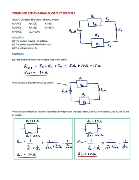 Circuits And Circuit Elements Problem D Solution