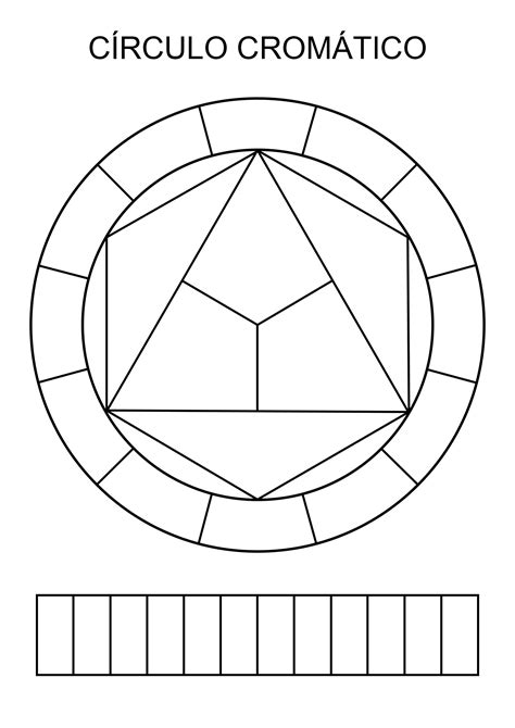 Circulo Cromatico Para Colorear