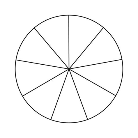 Circulo Dividido En 9