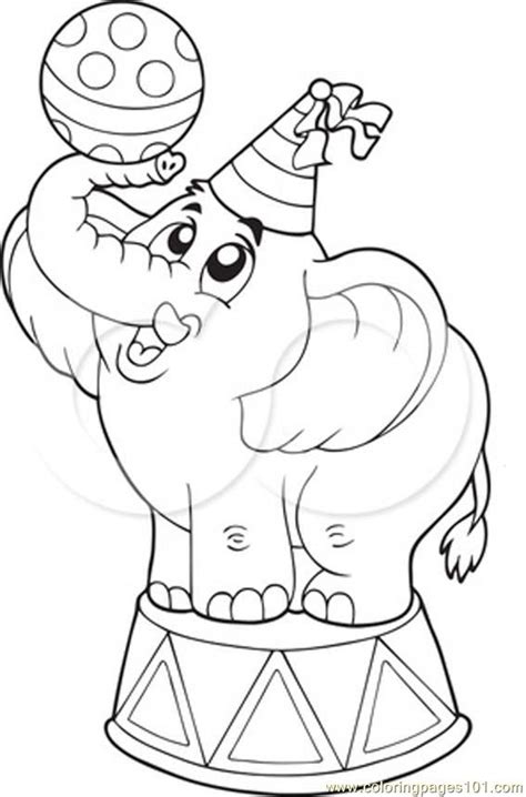 Circus Elephant Coloring Page Free Printable Coloring Pages Circus Elephant Coloring Page - Circus Elephant Coloring Page