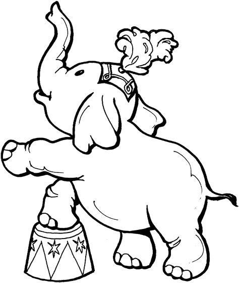 Circus Elephant Online Coloring Page Thecolor Com Circus Elephant Coloring Page - Circus Elephant Coloring Page