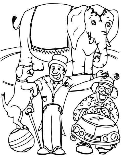 Circus Pictures To Colour Primary Resource Twinkl Circus Pictures To Colour - Circus Pictures To Colour