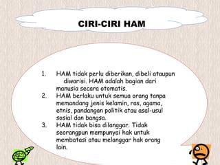 Ciri Ciri Ham
