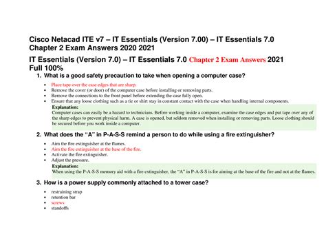 Cisco 2 Chapter 7 Exam Answers