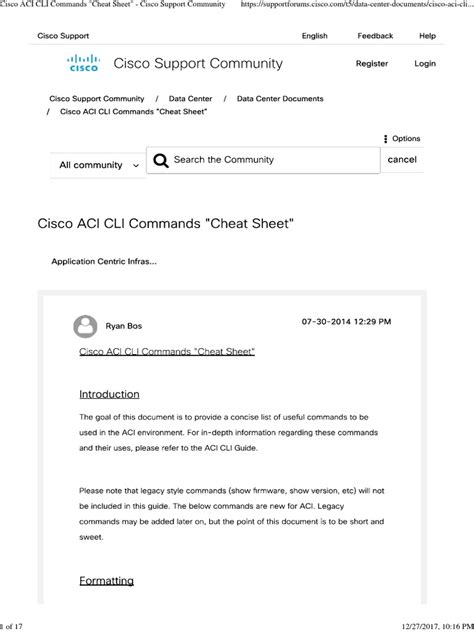 Cisco Aci Cli Commands