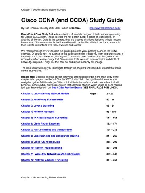 Cisco Ccda Study