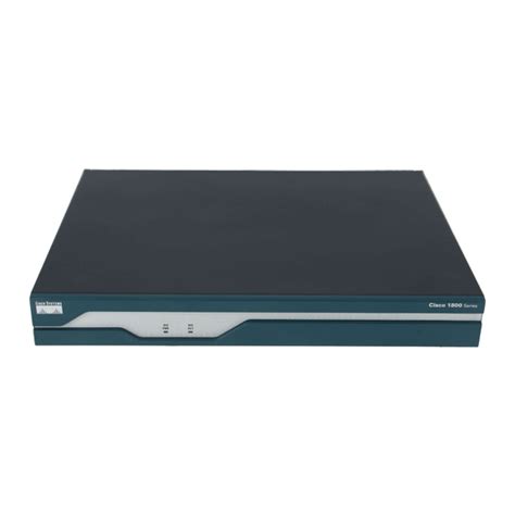 Download Cisco 1800 Series Documentation 