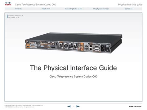 Read Online Cisco C20 Physical Interface Guide 