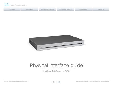 Read Online Cisco C20 Physical Interface Guide 