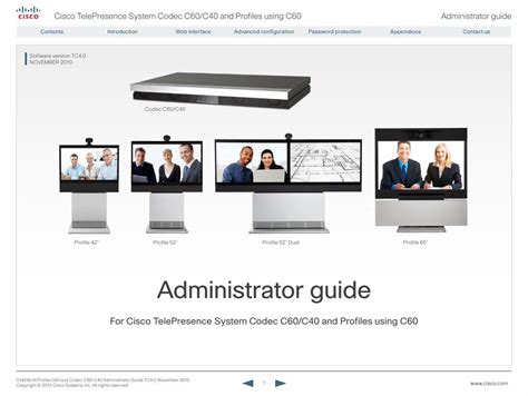 Download Cisco C40 Admin Guide 