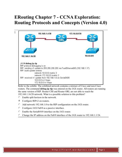 Full Download Cisco Erouting Chapter 7 Answers 