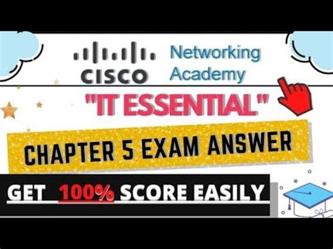Read Online Cisco It Essentials Chapter 5 Test Answers 