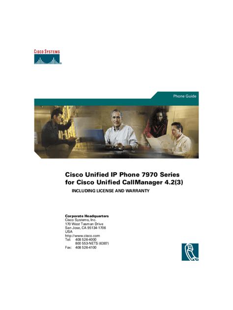 Read Cisco Phone 7970 User Guide 