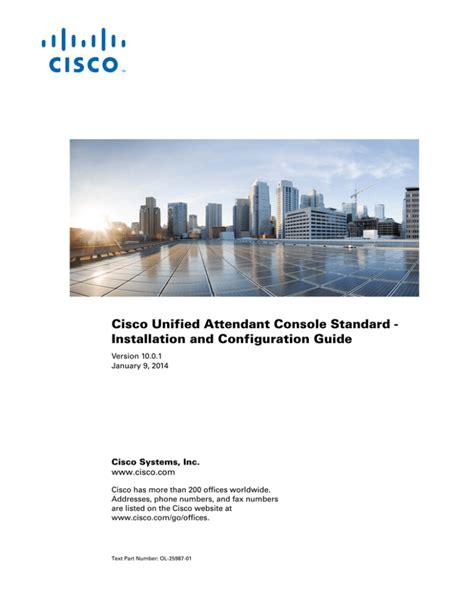 Download Cisco Unified Attendant Console Installation Guide 