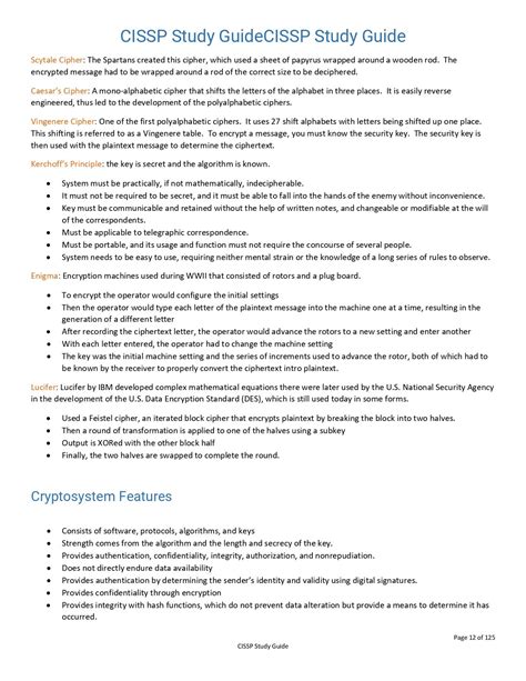 Cissp Study Notes From Cissp Prep Guide Edy