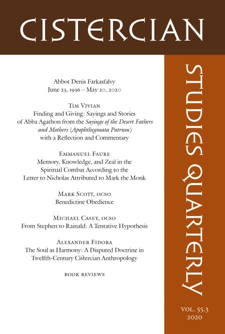 Download Cistercian Studies Quarterly 