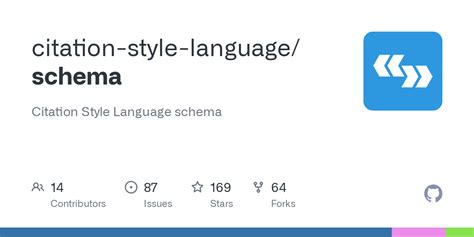 citation-style-language/schema - Github