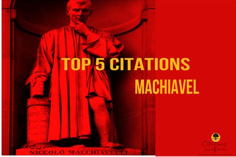 Citations De Machiavel