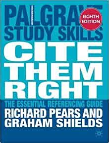 Full Download Cite Them Right The Essential Referencing Guide 