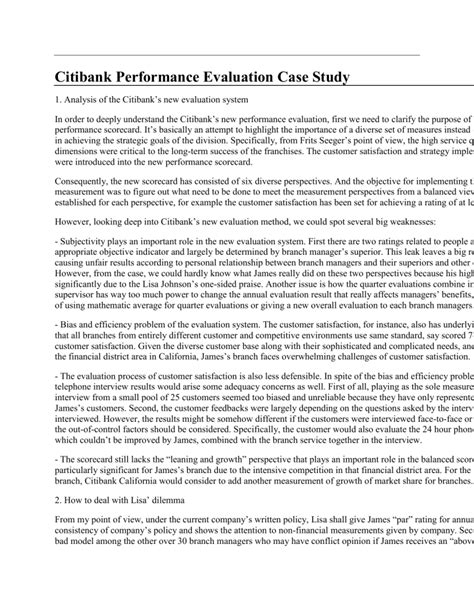 Citibank Case Study Analysis