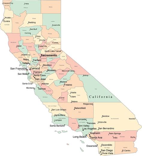 cities inside california