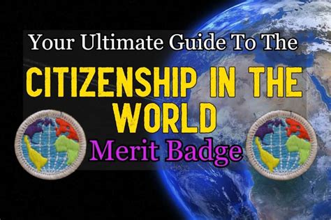 citizenship in the world merit badge prerequisites
