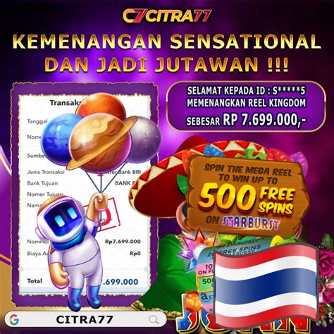 CITRA 77 SLOT - MESIR77 Jaringan Permainan Casino Online Terlengkap