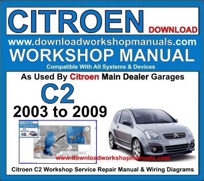 Citroen C2 Hdi Workshop Manual