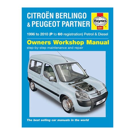 Download Citroen Berlingo Peugeot Partner Petrol Diesel 1996 To 2010 Service Repair Manuals By John S Mead 2011 08 29 
