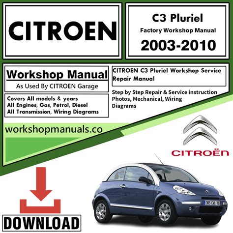 Download Citroen C3 Pluriel Workshop Manual Read Ebook Pdf 