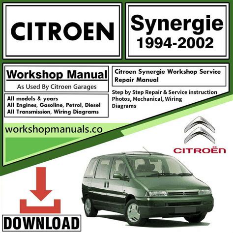 Read Online Citroen Synergie User Guide 