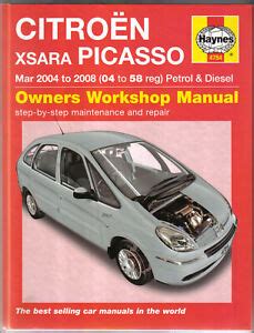 Download Citroen Xsara Picasso Owners Manual Sale 