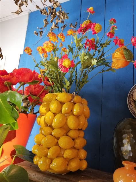 citroenen vaas des pots