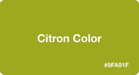 citron color