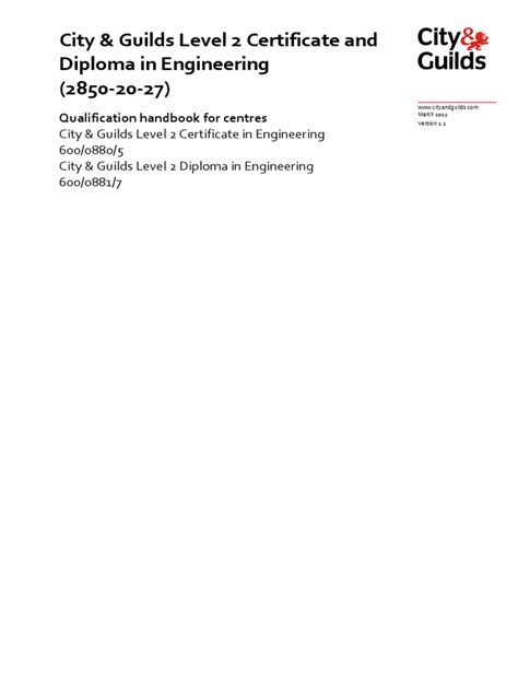City Guilds Engineering Papers Solving Tips And Tricks