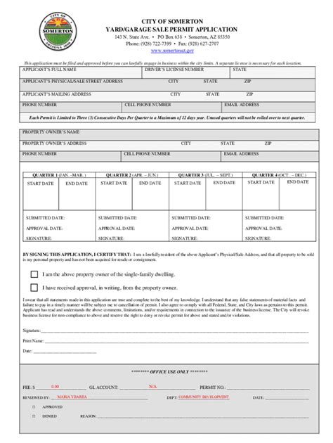 city of somerton permits