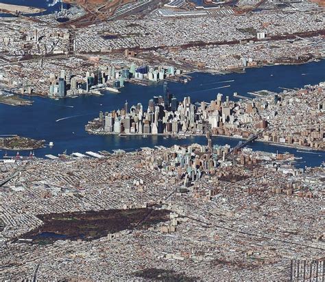 city satellite view
