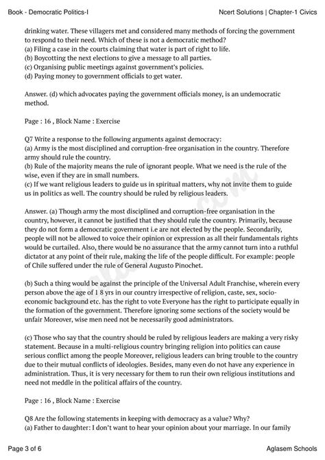 Civics Chapter 1 Class 9 Notes
