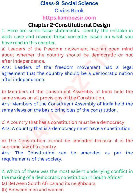 Civics Class 9 Ch 2 Notes