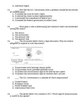 Civics Eoc Questions