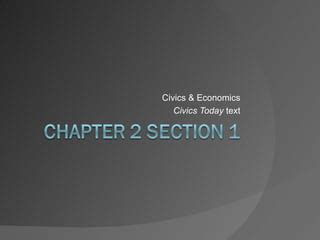 civics today chapter study guides