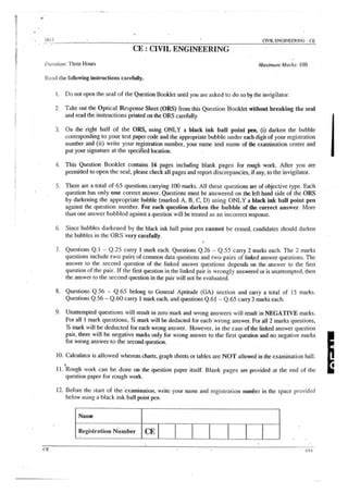 civil engg sample question paper