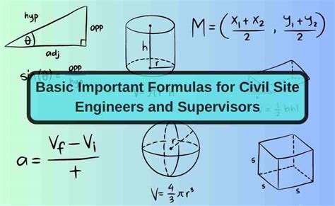 civil engineering foundations formulas