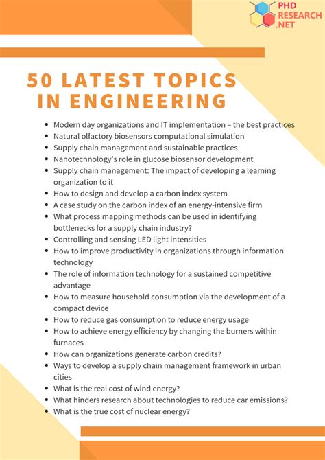 Civil Engineering Thesis Topics